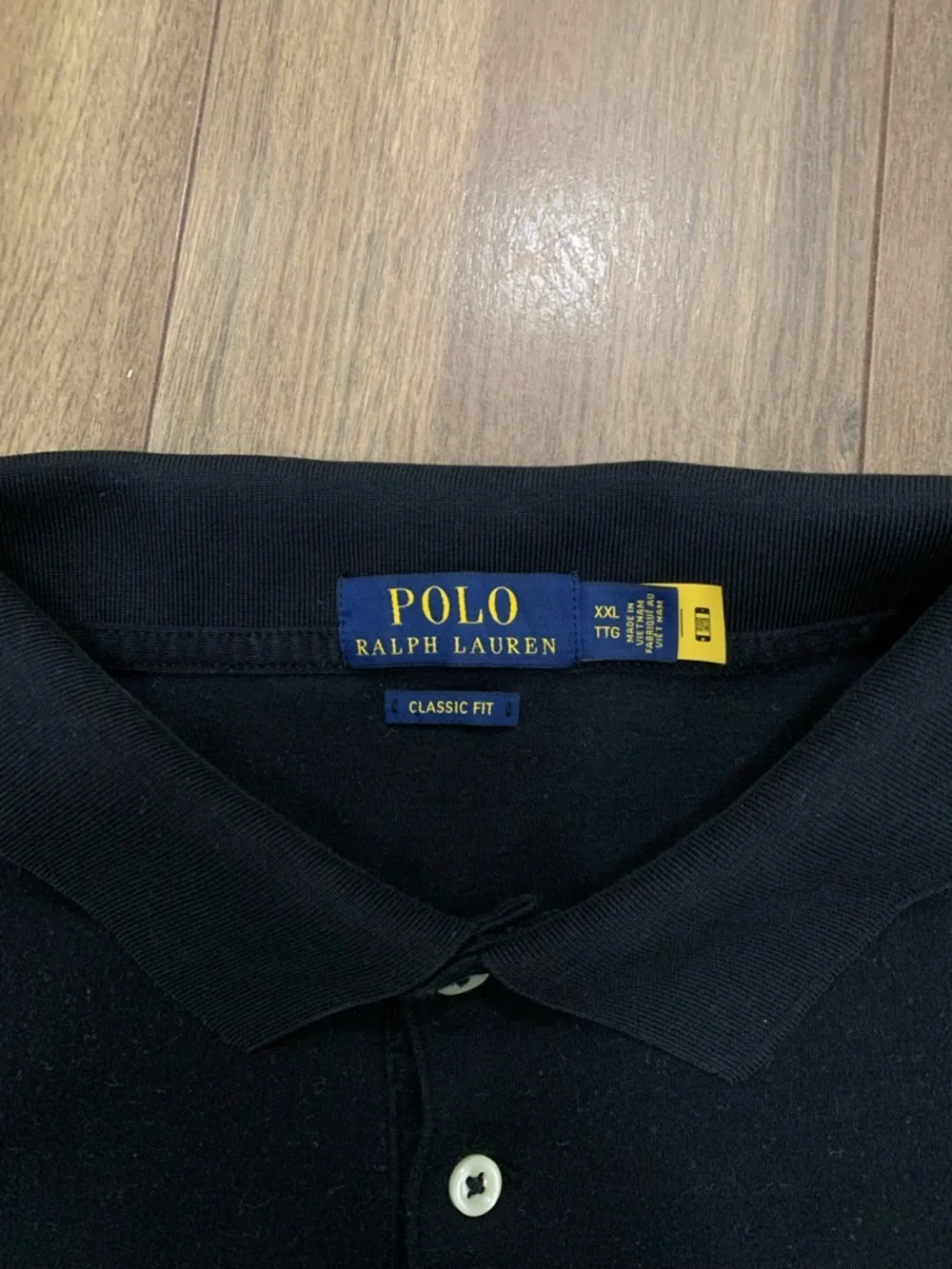 Polo Ralph Lauren Black Short-Sleeve soft Cotton Polo men's shirt  size XXL - Picture 10 of 13